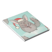 kerst chinchillas notitieblok (Schuin)