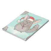 kerst chinchillas notitieblok (Linkerzijde)