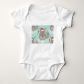 kerst chinchillas romper (Voorkant)