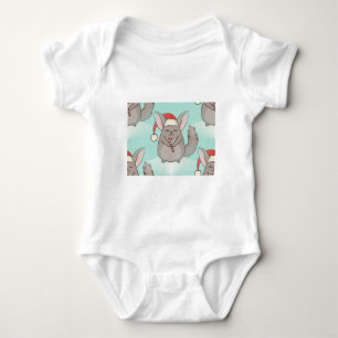 kerst chinchillas romper