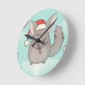 kerst chinchillas ronde klok (Hoek)