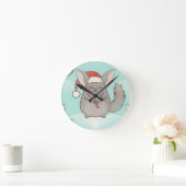 kerst chinchillas ronde klok (Huis)