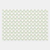 Kerst Chinoisserie Trellis Roze Coquette Bow Inpakpapier Vel (Voorkant 3)