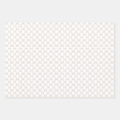 Kerst Chinoisserie Trellis Roze Coquette Bow Inpakpapier Vel (Voorkant 2)