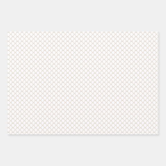 Kerst Chinoisserie Trellis Roze Coquette Bow Inpakpapier Vel (Voorkant 2)