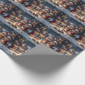 Kerst Chipmunks inpakpapier (Hoek)