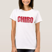 Kerst Chiropractor, Kerstmis, Chiropractie T-shirt (Voorkant)