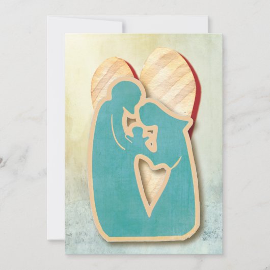 Kerst Christelijk Maria, Jozef en Jezus Christus Feestdagenkaart (Voorkant)