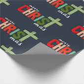 Kerst Christelijke tekst Inspirerend Cadeaupapier (Hoek)