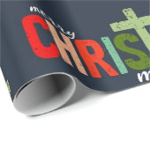 Kerst Christelijke tekst Inspirerend Cadeaupapier (Rol Hoek)