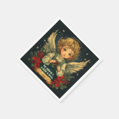 Kerst Christus Kind Bijbel Verse Decoupage Servet (Hoek)