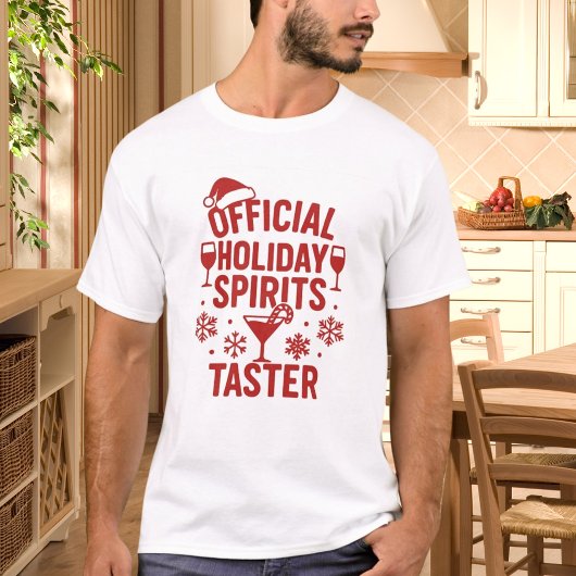 Kerst citaat grappige feestgeesten proever t-shirt