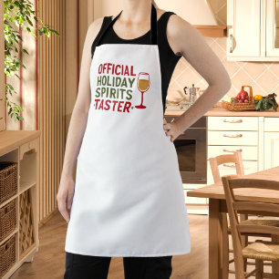 Kerst citaat grappige feeststemming proefpersoon schort