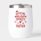 Kerst citaat grappige feeststemming proever rode (Voorkant)