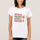 Kerst citaat grappige feeststemming proever t-shirt (Voorkant)