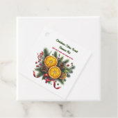 Kerst Citrus Simmer Pot Geuren Bedankjes Labels (In situ)