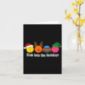 Kerst Cklebal Kerstman Rendier Elf Lelijk Kerst Tr Kaart (Gele Bloem)