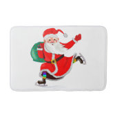 Kerst Claus Cadeaubadmat -  Badmat (Voorkant)