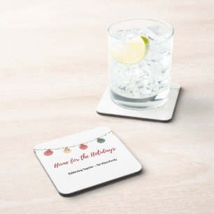 Kerst coaster bier onderzetter