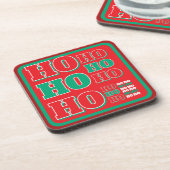 Kerst coaster. drank coaster bier onderzetter (Linkerzijde)