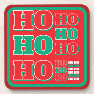 Kerst coaster. drank coaster bier onderzetter