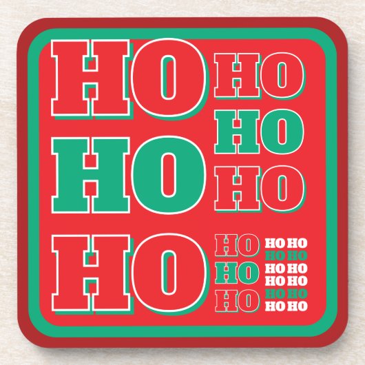 Kerst coaster. drank coaster bier onderzetter (Voorkant)