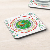 Kerst Coasters Bier Onderzetter (Linkerzijde)