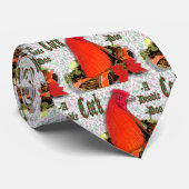 Kerst Cockadoedledoo Stropdas (Opgerold)