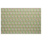 Kerst Cockapoo Hond en Green Plaid Vakantie Stof (Yard (91,4 cm))