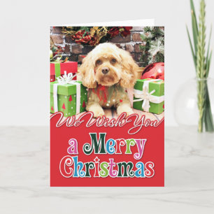 Kerst - Cockapoo - Morgan Feestdagen Kaart