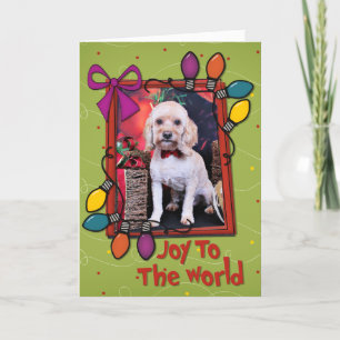 Kerst - Cockapoo - Schmidt Feestdagen Kaart