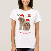 Kerst Cocker Spaniel T-shirt (Voorkant)