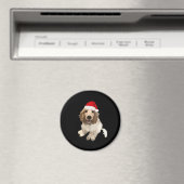 Kerst Cocker Spaniel (Wit) Essential T-shirt Magneet (Insitu (Vaatwasser))