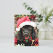 Kerst - Cocker Spaniel X - Peper Feestdagenkaart (Staand voorkant)