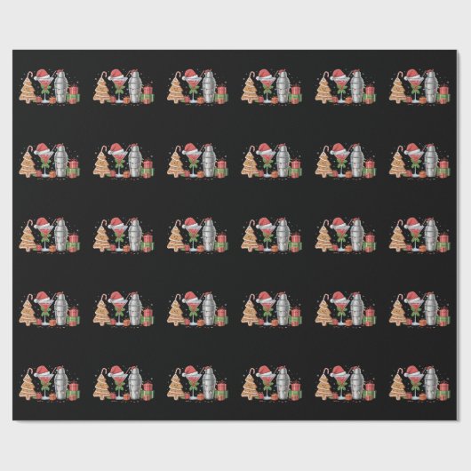 Kerst Cocktail Espresso Martini Drink Feest Cadeaupapier (Vlak)