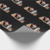 Kerst Cocktail Espresso Martini Drink Feest Cadeaupapier (Hoek)