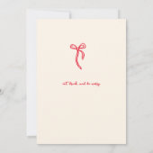 Kerst Cocktail Party grillige uitnodiging (Achterkant)