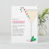 Kerst Cocktail Party uitnodigingen (Staand voorkant)