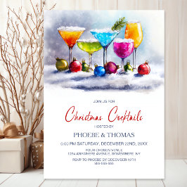 Kerst Cocktailparty Kaart