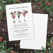 Kerst Cocktailparty Stralend Kaart