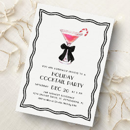 Kerst Cocktailparty Uitnodiging