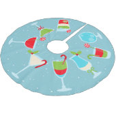 Kerst Cocktails Kerstmis Kerstboom Rok (Gekanteld)