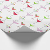 Kerst Cocktails Variant Cadeaupapier (Hoek)