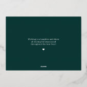 Kerst Collage ECHT FOLIE Kerst Foto Kaart (Achterkant)