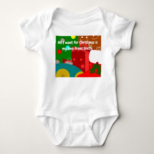 Kerst Collage  Romper (Voorkant)