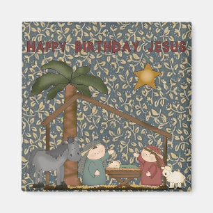 Kerst Collectie Geboorte Baby Jesus Magnet