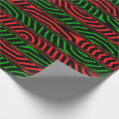 Kerst Complotstreep Cadeaupapier (Hoek)