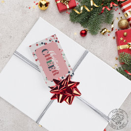 Kerst Confetti Cadeaulabel