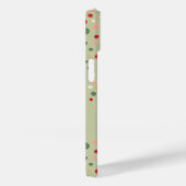 Kerst Confetti Polka Dot Schattigee iPhone Case (Achterkant / Rechts)
