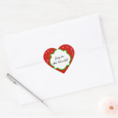 Kerst Confetti · Red Hot Cinnamon Sprinkles Hart Sticker (Envelop)